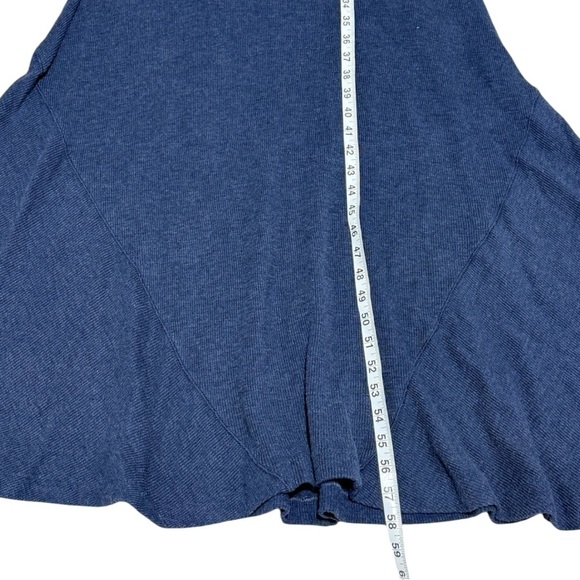 Polo Ralph Lauren Waffle Knit Maxi Dress Blue Sleeveless Tank A-Line Size XL - Picture 6 of 10